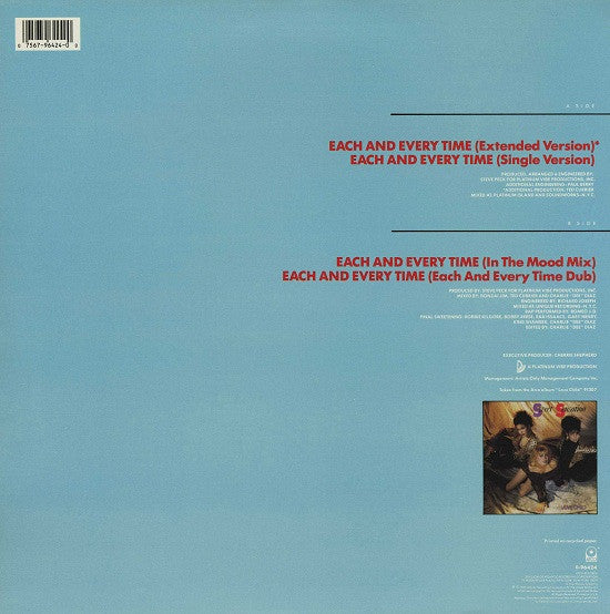 Sweet Sensation : Each And Every Time (12")