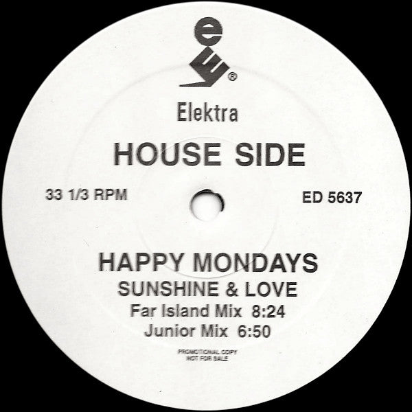 Happy Mondays : Sunshine & Love (12", Promo)