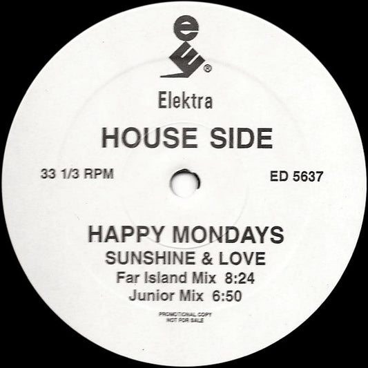 Happy Mondays : Sunshine & Love (12", Promo)