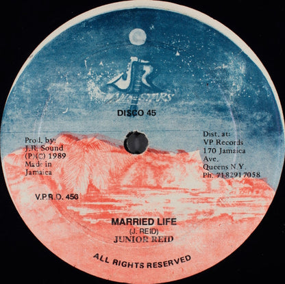 Junior Reid : One Blood / Married Life (12")