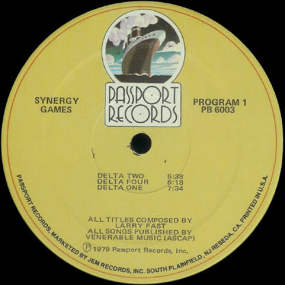 Synergy (3) : Games (LP, Album)