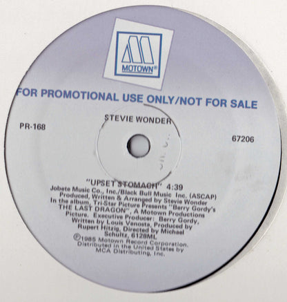 Stevie Wonder / Smokey Robinson & Syreeta : Upset Stomach / First Time On A Ferris Wheel (12", Single, Promo)