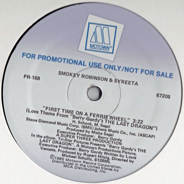 Stevie Wonder / Smokey Robinson & Syreeta : Upset Stomach / First Time On A Ferris Wheel (12", Single, Promo)