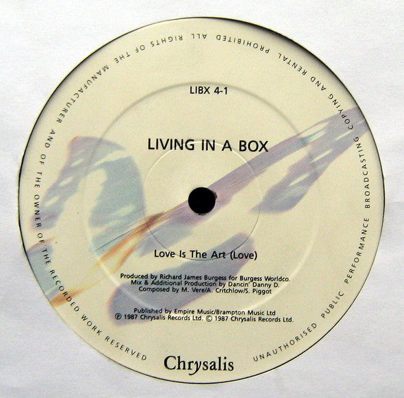Living In A Box : Love Is The Art (12")
