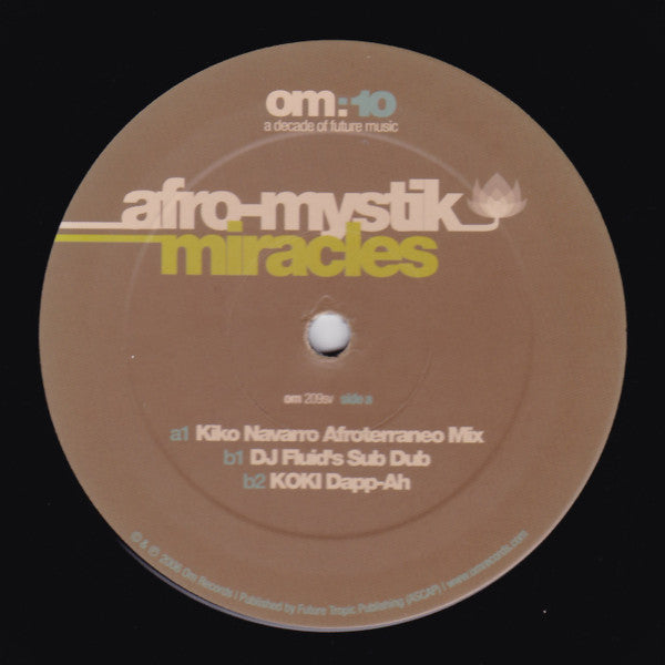 Afro-Mystik : Miracles (Remixes) (12")