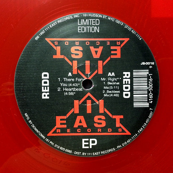 Redd : Redd EP (12", EP, Ltd, Red)