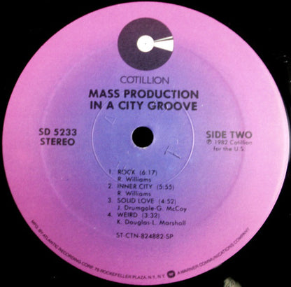 Mass Production : In A City Groove (LP, Album, P/Mixed, Spe)