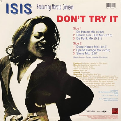 Isis (8) Featuring Marcia Johnson : Don't Try It (12")