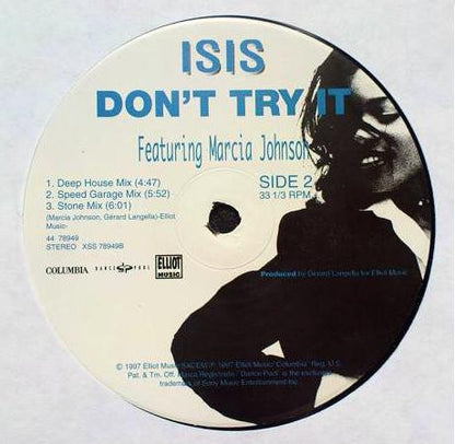Isis (8) Featuring Marcia Johnson : Don't Try It (12")