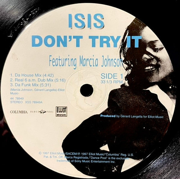 Isis (8) Featuring Marcia Johnson : Don't Try It (12")