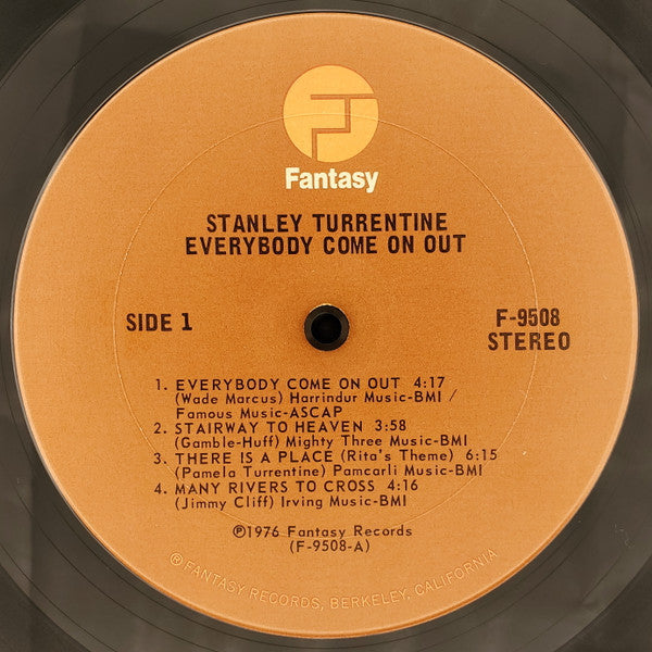 Stanley Turrentine : Everybody Come On Out (LP, Album, San)