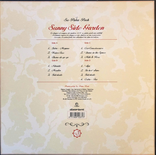 Su-Paka-Pooh : Sunny Side Garden (2xLP)