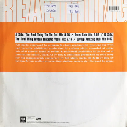 N.Y.G. Featuring Donovan Blackwood : The Real Thing (12")