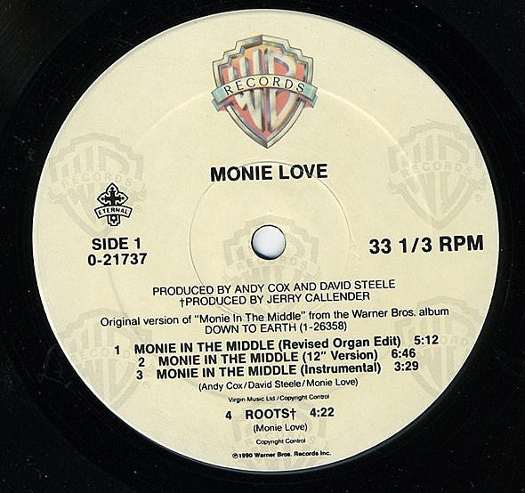 Monie Love : Monie In The Middle (12", Maxi)