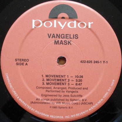 Vangelis : Mask (LP, Album, Hau)