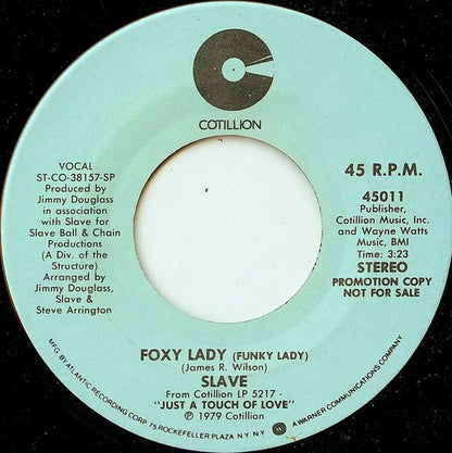 Slave : Foxy Lady (Funky Lady) (7", Mono, Promo, Spe)