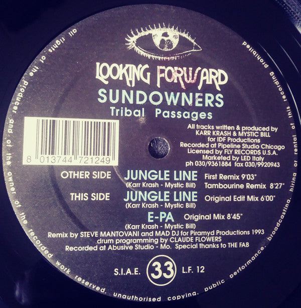 Sundowners : Tribal Passages (12")