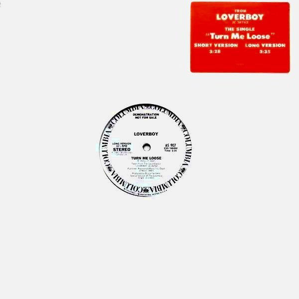 Loverboy : Turn Me Loose (12", Single, Promo)