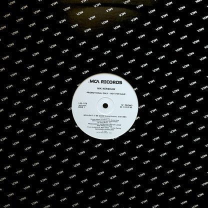 Nik Kershaw : Wouldn't It Be Good (12", Promo)