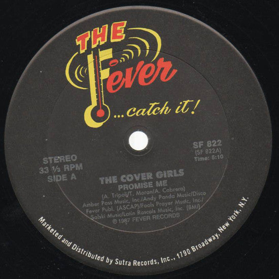 The Cover Girls : Promise Me (12", Single)