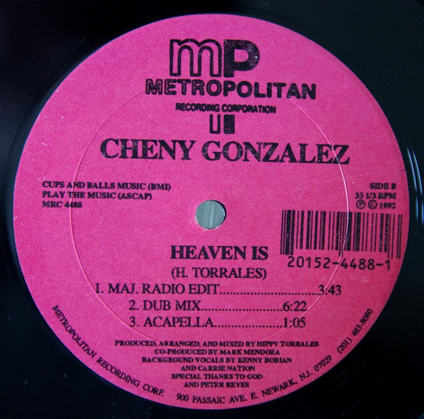 Cheny Gonzalez : Heaven Is (12")