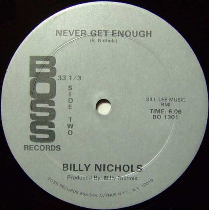 Billy Nichols : Whip Your Body (Whip It, Whip It, Whip It) (12")