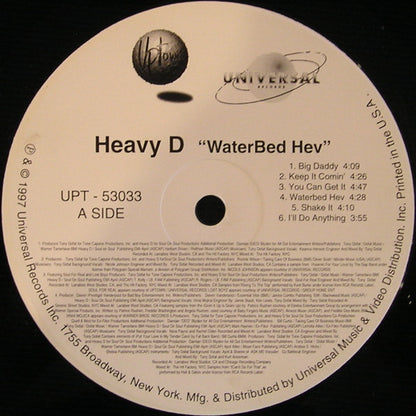 Heavy D : Waterbed Hev (LP, Album)