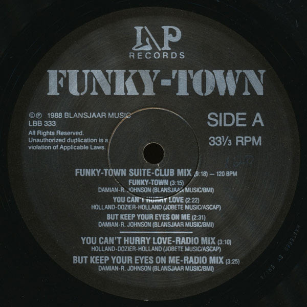 Funky-Town : Funky-Town Suite (12", Single, TP)