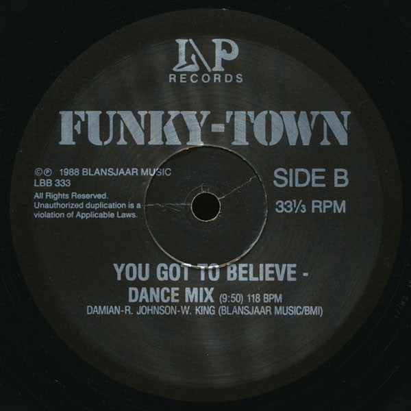 Funky-Town : Funky-Town Suite (12", Single, TP)