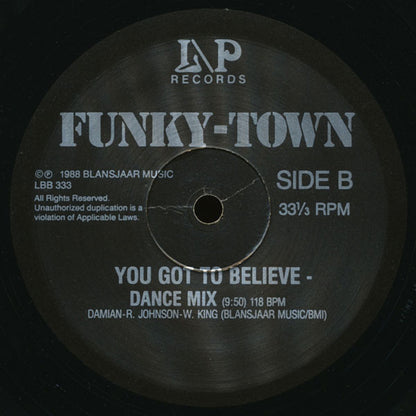 Funky-Town : Funky-Town Suite (12", Single, TP)