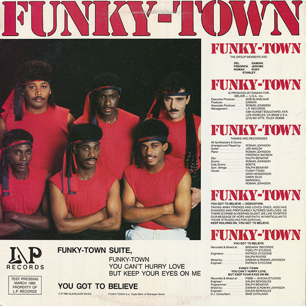 Funky-Town : Funky-Town Suite (12", Single, TP)