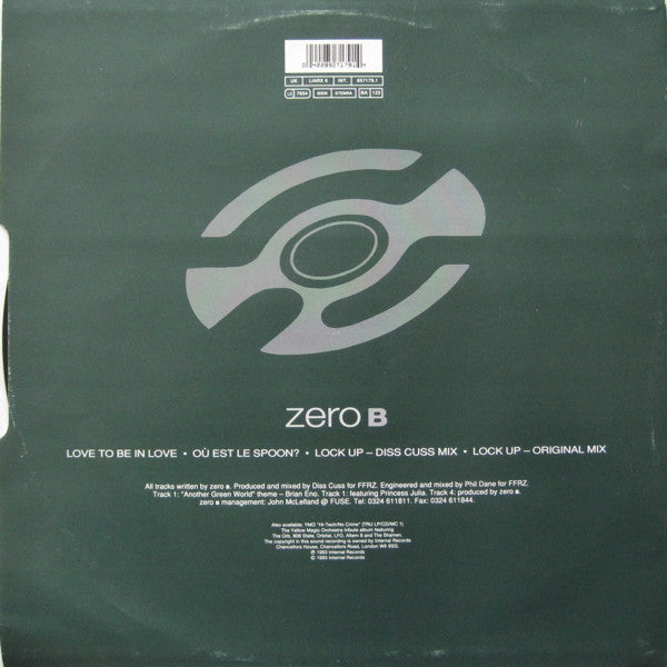 Zero B : Reconnection EP (12", EP)