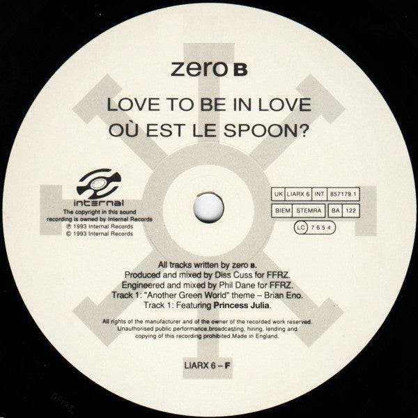 Zero B : Reconnection EP (12", EP)