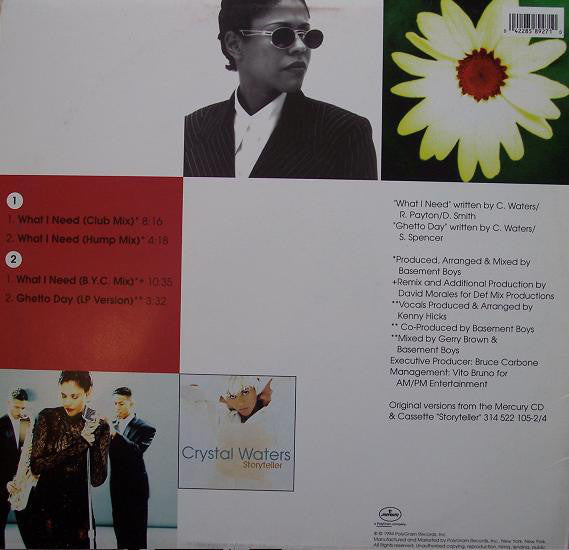 Crystal Waters : What I Need (12")