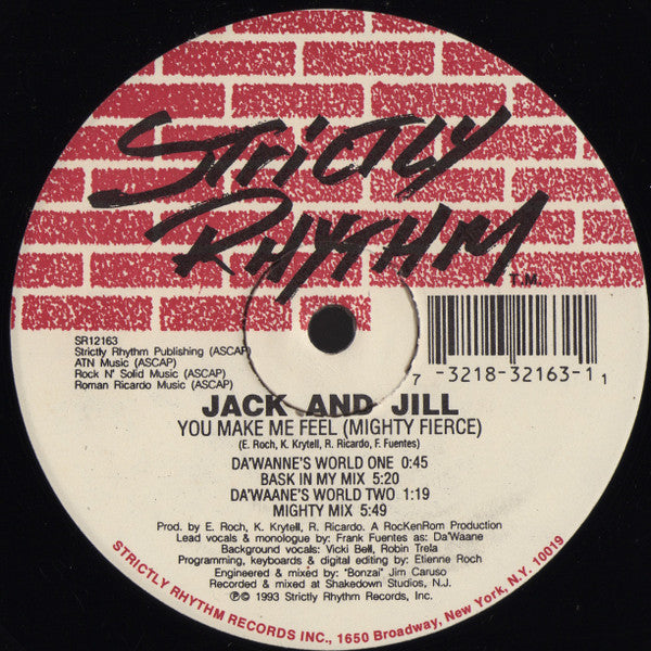 Jack & Jill : You Make Me Feel (Mighty Fierce) (12")