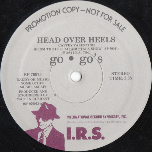 Go-Go's : Head Over Heels (12", Promo)
