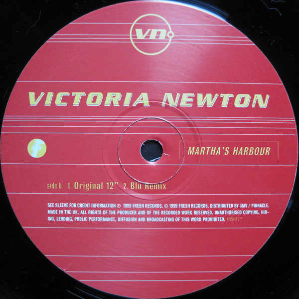 Victoria Newton : Martha's Harbour (12")