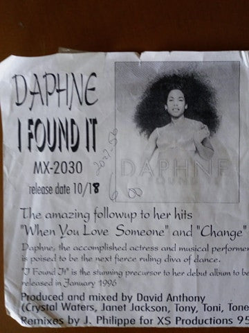 Daphne : I Found It (2x12")