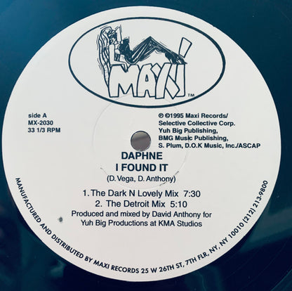 Daphne : I Found It (2x12")