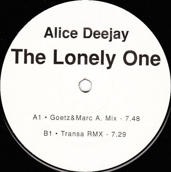 Alice Deejay : The Lonely One (2x12")
