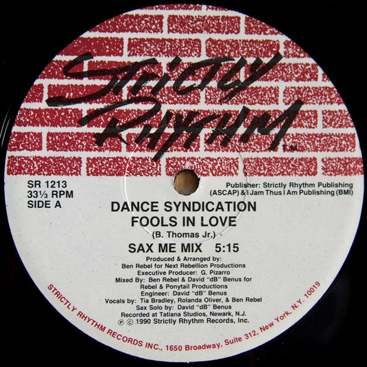 Dance Syndication : Fools In Love (12")