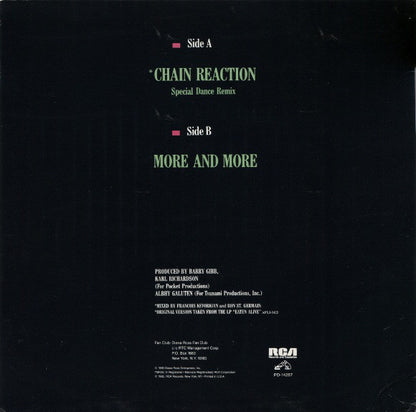 Diana Ross : Chain Reaction (Special Dance Remix) (12", Maxi, Ind)