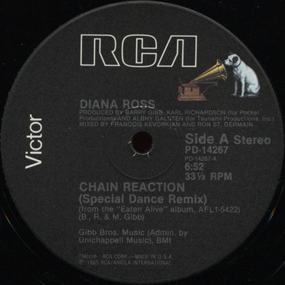 Diana Ross : Chain Reaction (Special Dance Remix) (12", Maxi, Ind)