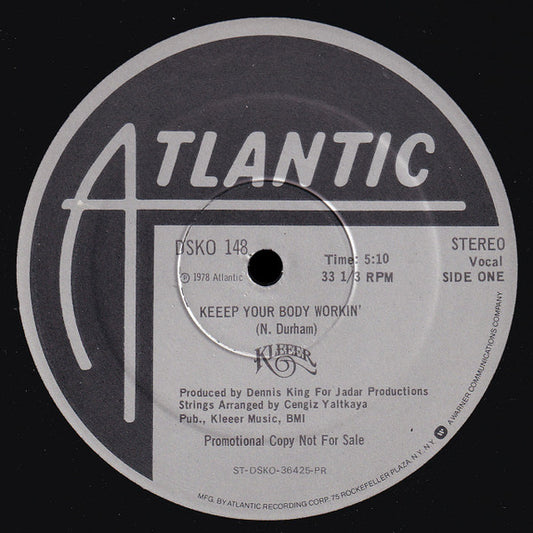 Kleeer : Keeep Your Body Workin' (12", Promo)