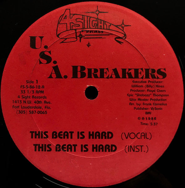 U.S.A. Breakers : This Beat Is Hard (12")