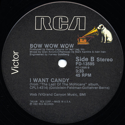 Bow Wow Wow : Love, Peace And Harmony (12", Single)