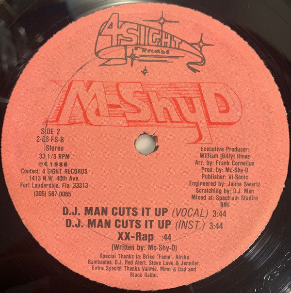 MC Shy D : Shy-D Is Back (12")