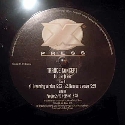 Trance Concept : To Be Free (12")