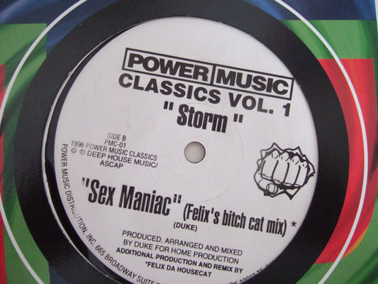 Pleasure Dome / Storm* : 12 Min. To Do It / I'm A Sex Maniac (12", Comp)