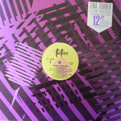 Tina Turner : Steamy Windows (12", Single, Pic)